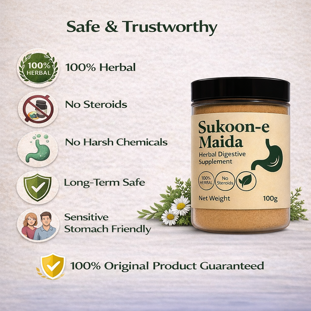 Sukoon-e-Maida – Herbal Digestive Supplement