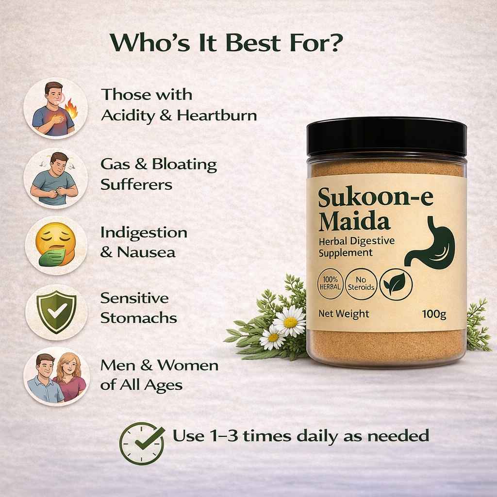 Sukoon-e-Maida – Herbal Digestive Supplement
