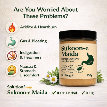 Sukoon-e-Maida – Herbal Digestive Supplement