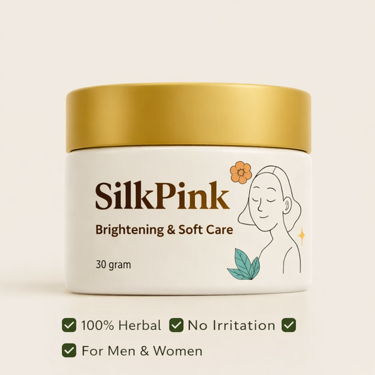 SilkPink – Sensitive Area Brightening Cream | 100% Herbal